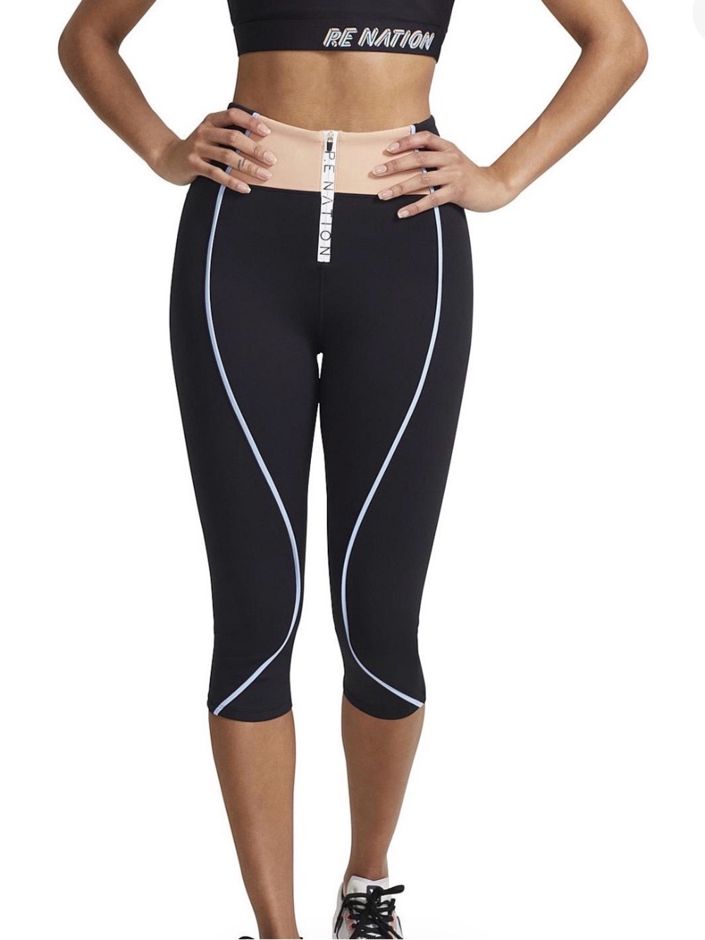 P.E Nation Cross Over Black Leggings, Size Small, High End Atheltic